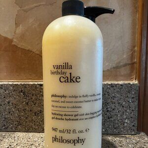 Philosophy Vanilla Birthday Cake Jumbo Shower Gel / Pump! NEW